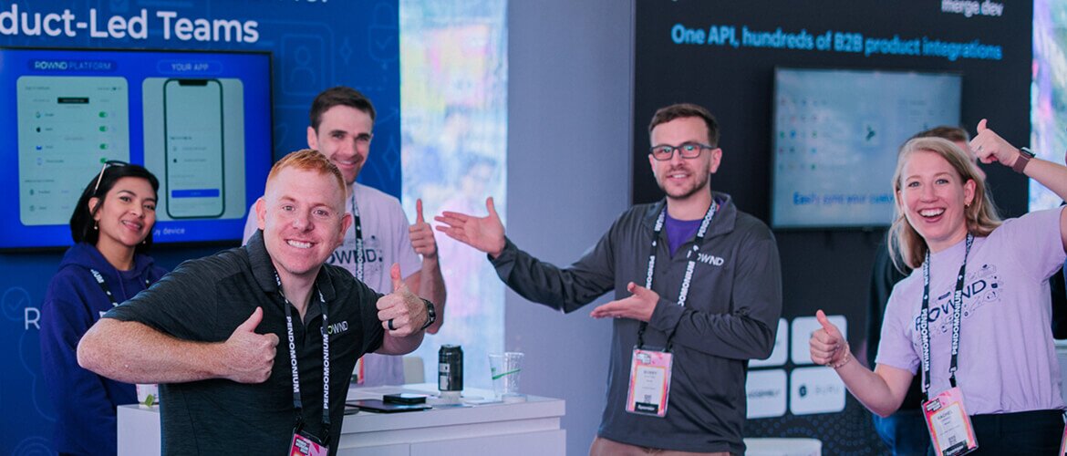 PNDMx attendees at a sponsor booth