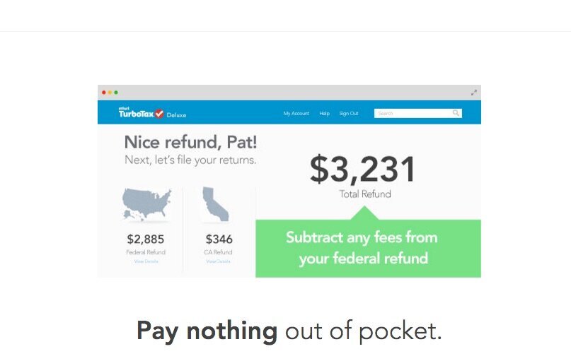 TurboTax amount