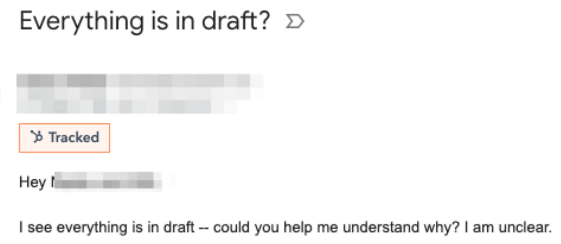 Everything in draft