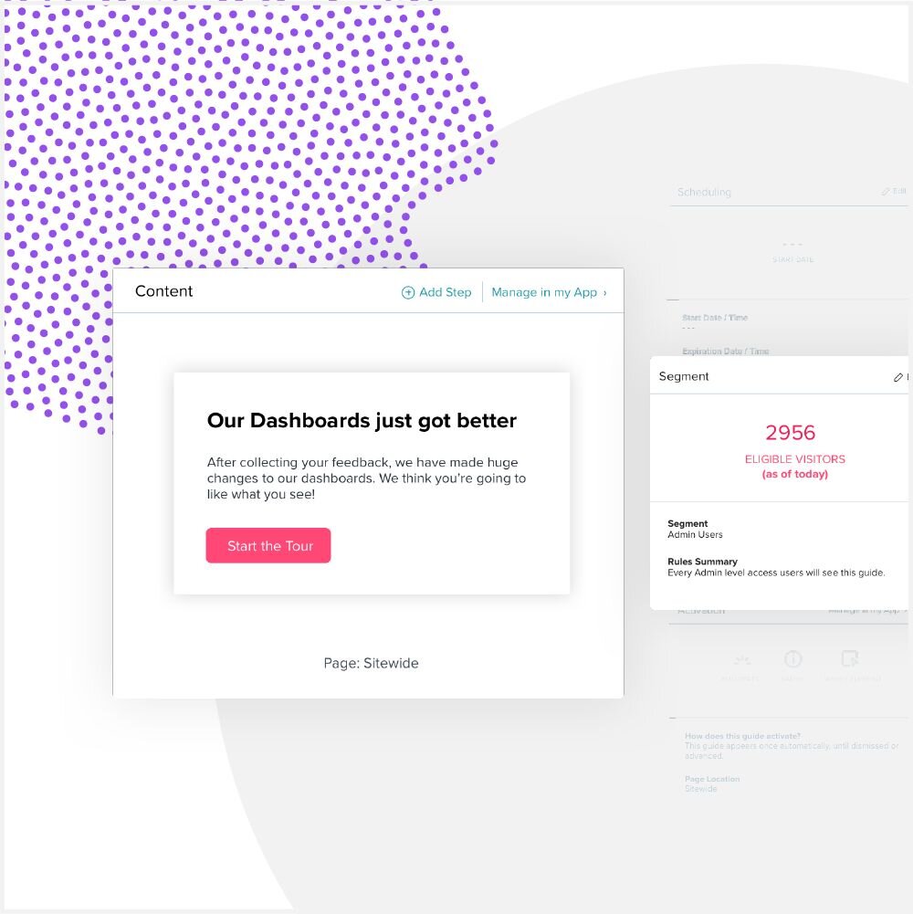 Improving feature adoption: maximizing guides and walkthroughs