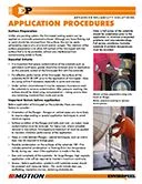 Motion-Enviropeel Application Procedures