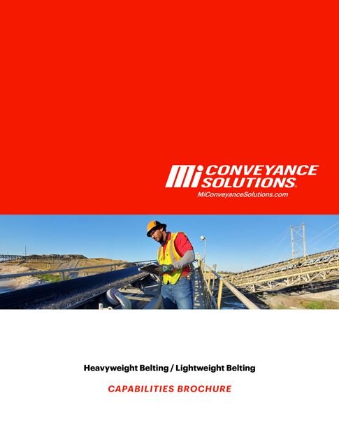Motion Conveyance Solutions: Belting Capabilities Brochure