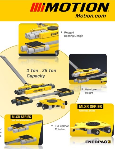 Motion - Enerpac MLS Series Machine Skates Flyer