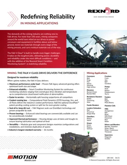 Rexnord Reliability in Mining Applications