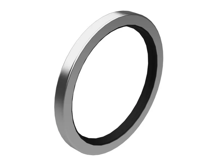 O-ring seal with a section removed to display the interior.