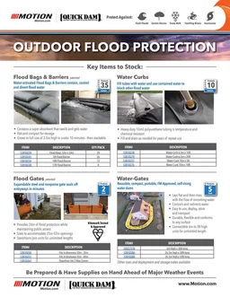 QuickDam Outdoor Flood Protection