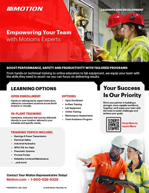 Motion Customer Training Opportunities