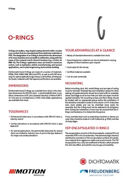 Motion/Ditchtomatik: O-Rings Flyer 