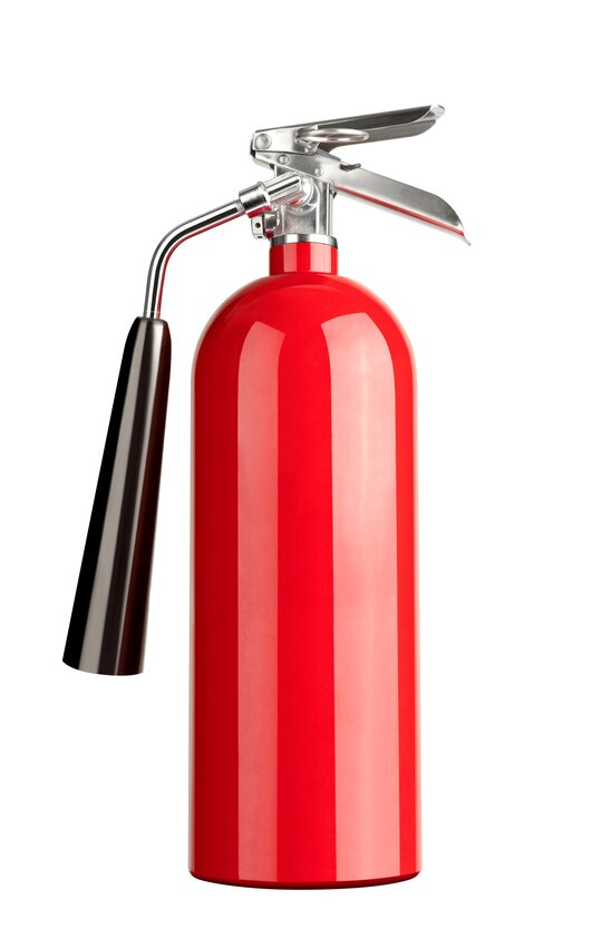 A fire extinguisher