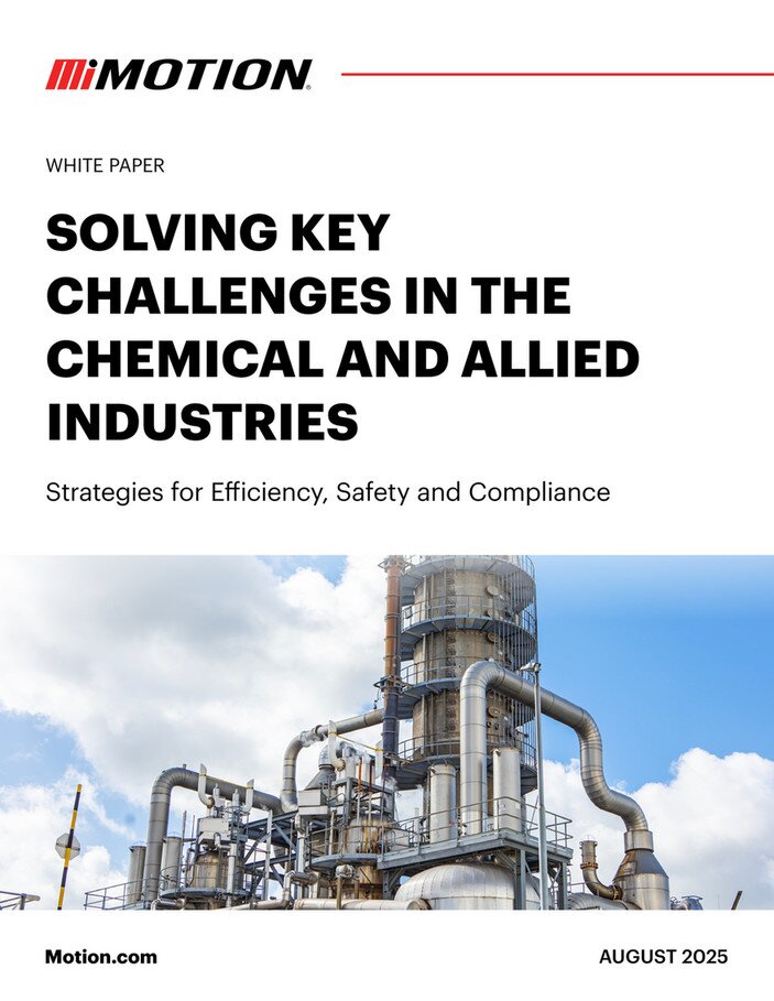 Motion Solving Key Challenges in the Chemical and Allied Industries