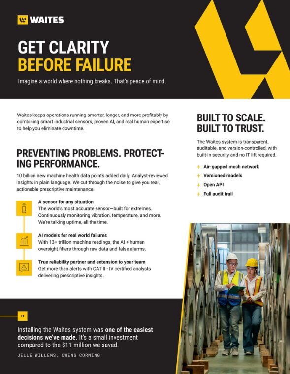 Waites Capabilities Flyer