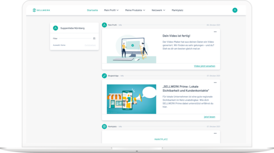 Eine Website für Unternehmen von SELLWERK PRIME