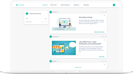 Eine Website für Unternehmen von SELLWERK PRIME