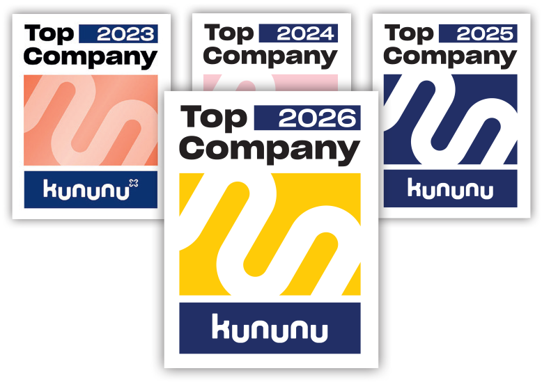 Das Top Company-Siegel von kununu für die Jahre 2023 bis 2026 zeichnet SELLWERK als besonders attraktiven Arbeitgeber aus.