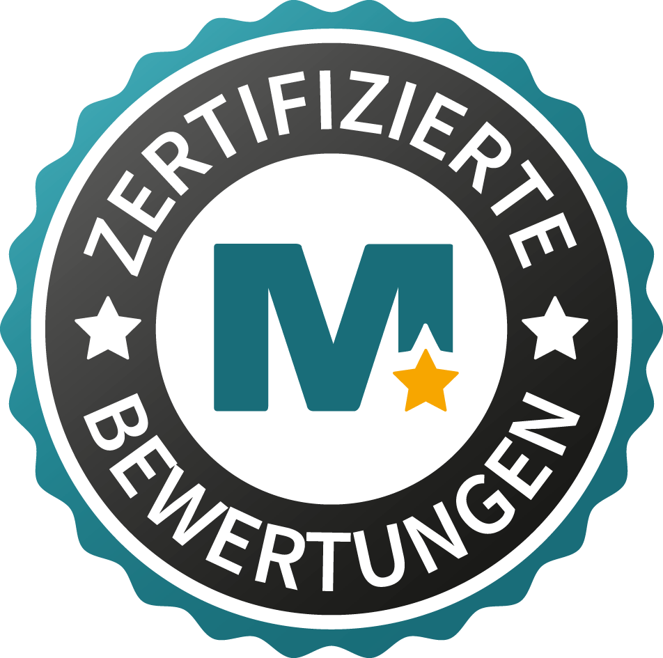 Ein zertifiziertes Siegel von Meinungsmeister, das die Echtheit aller Bewertungen garantiert.