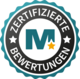Ein zertifiziertes Siegel von Meinungsmeister, das die Echtheit aller Bewertungen garantiert.