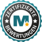 Ein zertifiziertes Siegel von Meinungsmeister, das die Echtheit aller Bewertungen garantiert.
