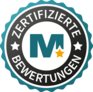 Ein zertifiziertes Siegel von Meinungsmeister, das die Echtheit aller Bewertungen garantiert.