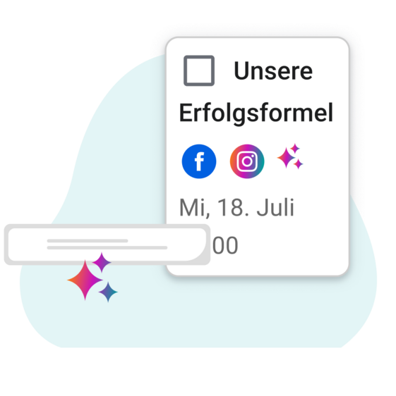 Illustration: Eine Frau sucht mit einer Lupe im Internet