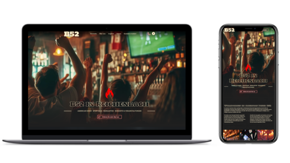 Beispiel einer Kunden-Website aus unserem Portfolio