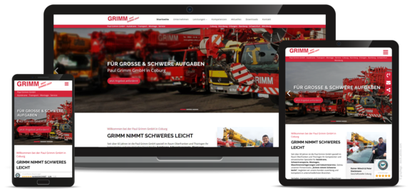 Website Grimm Coburg