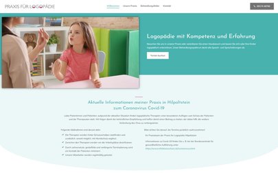Website Kunde Logopädie Schmitt