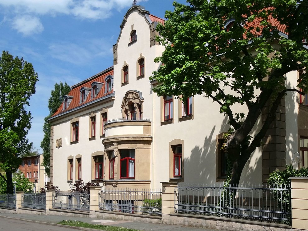 Das Unternehmensgebäude von der Werbeagentur Sellwerk in Erfurt
