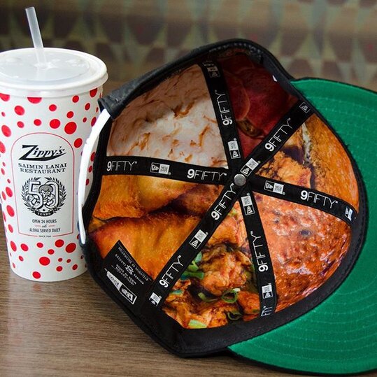 Zippy’s 50th anniversary FITTED HAWAI‘I cap and a Zippy’s meal