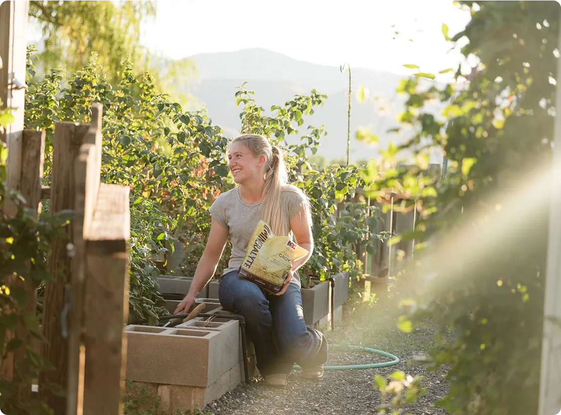 Redmond believes that naturally building healthy soil is better than simply fertilizing plants.
