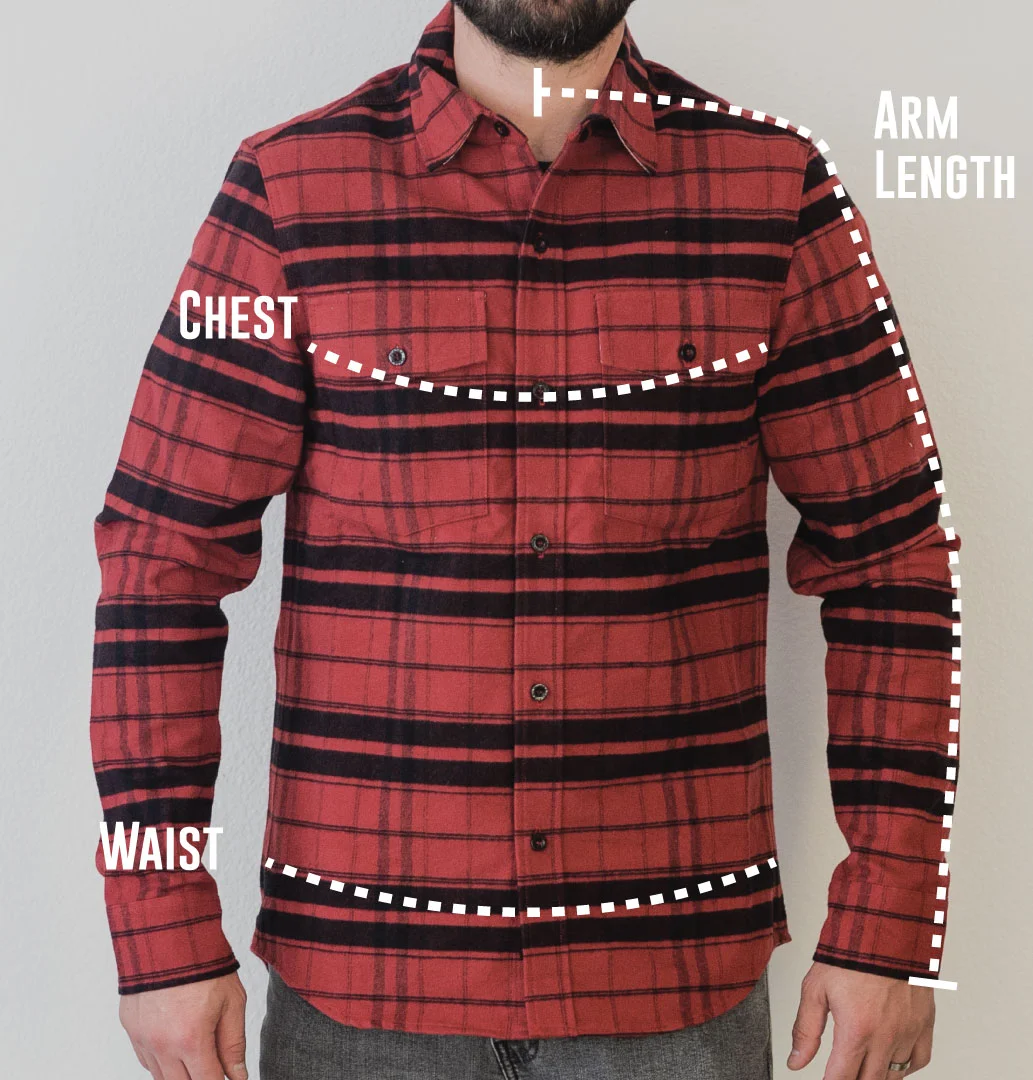 How to measure, men's