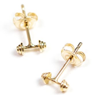 August Son Barbell Earrings