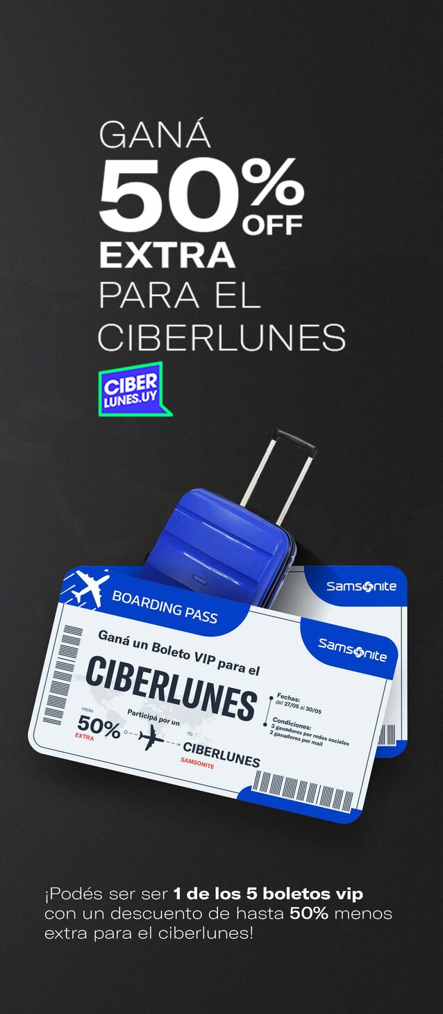 Sorteo Ciberlunes Samsonite