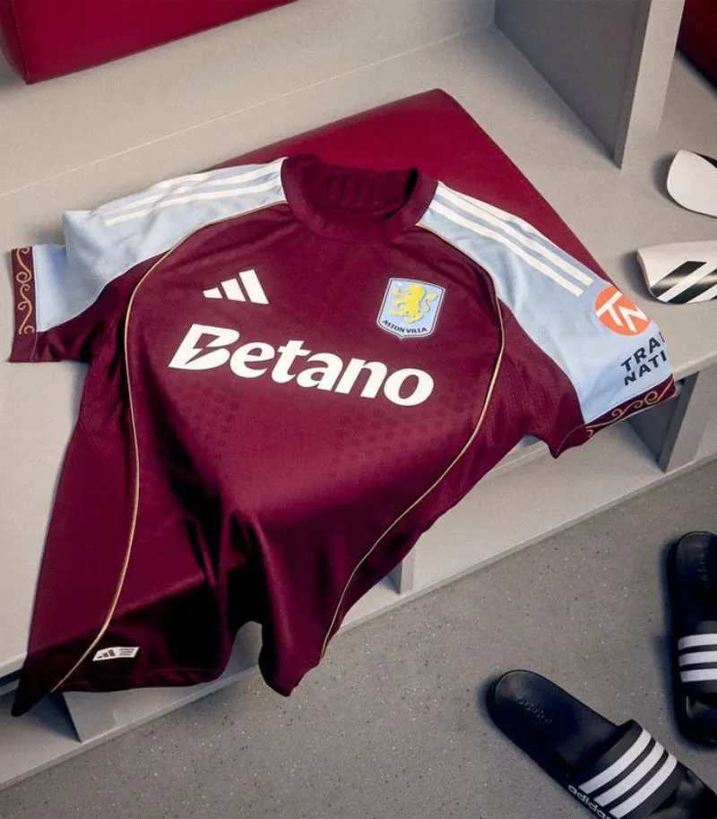 aston villa home kit