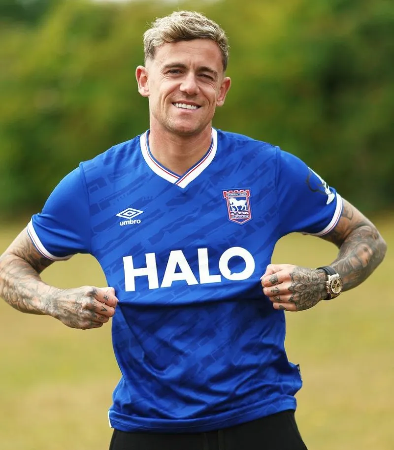 new ipswich home shirt in blue