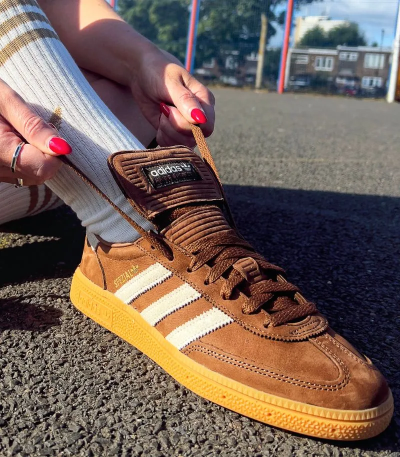 brown adidas handball spezial LT