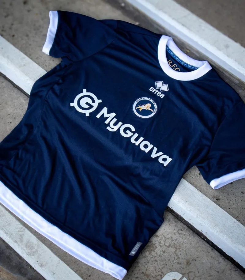 new millwall home kit in navy blue