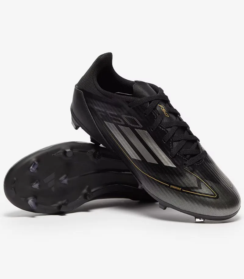 kids adidas F50 league boots in black