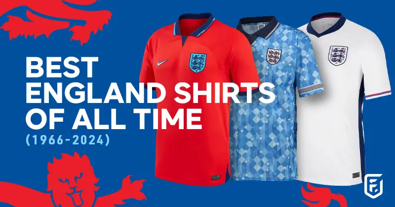 best england football shirts of all time