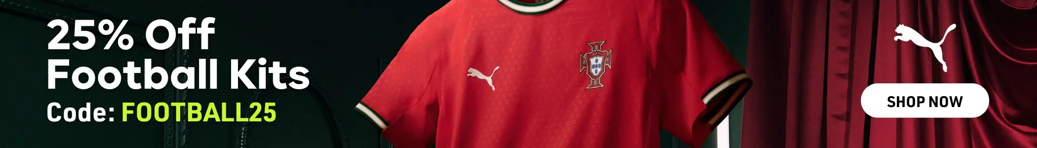25% Off Football Kits
