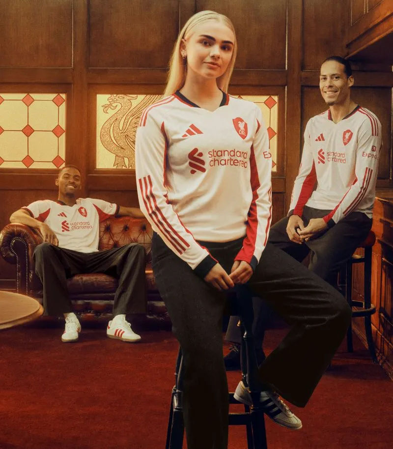 liverpool cream adidas away shirt
