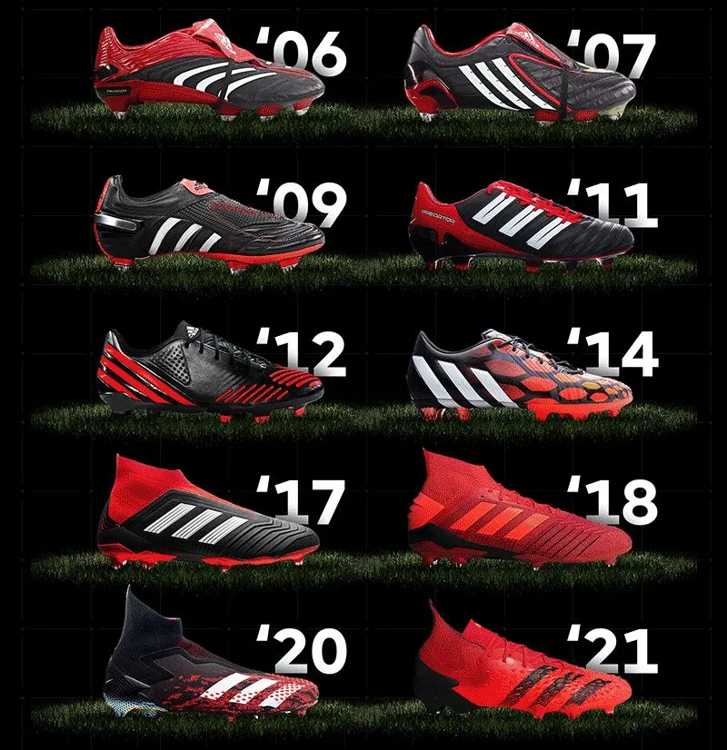adidas predator timeline