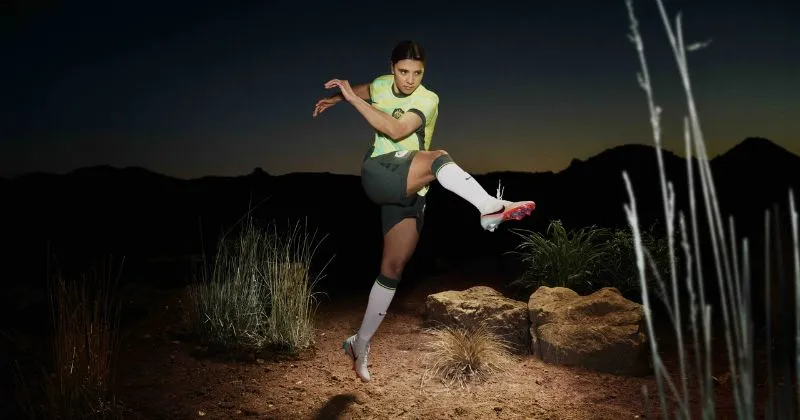 sam kerr wearing her player edition mercurial superfly boots