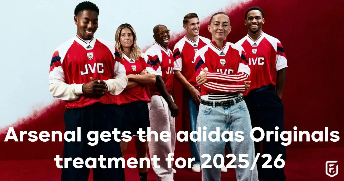 Arsenal gets the adidas Originals treatment for 2025/26 