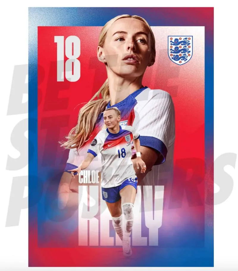 poster of chloe kelly lioness