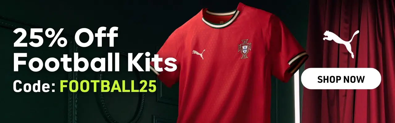 25% Off Football Kits