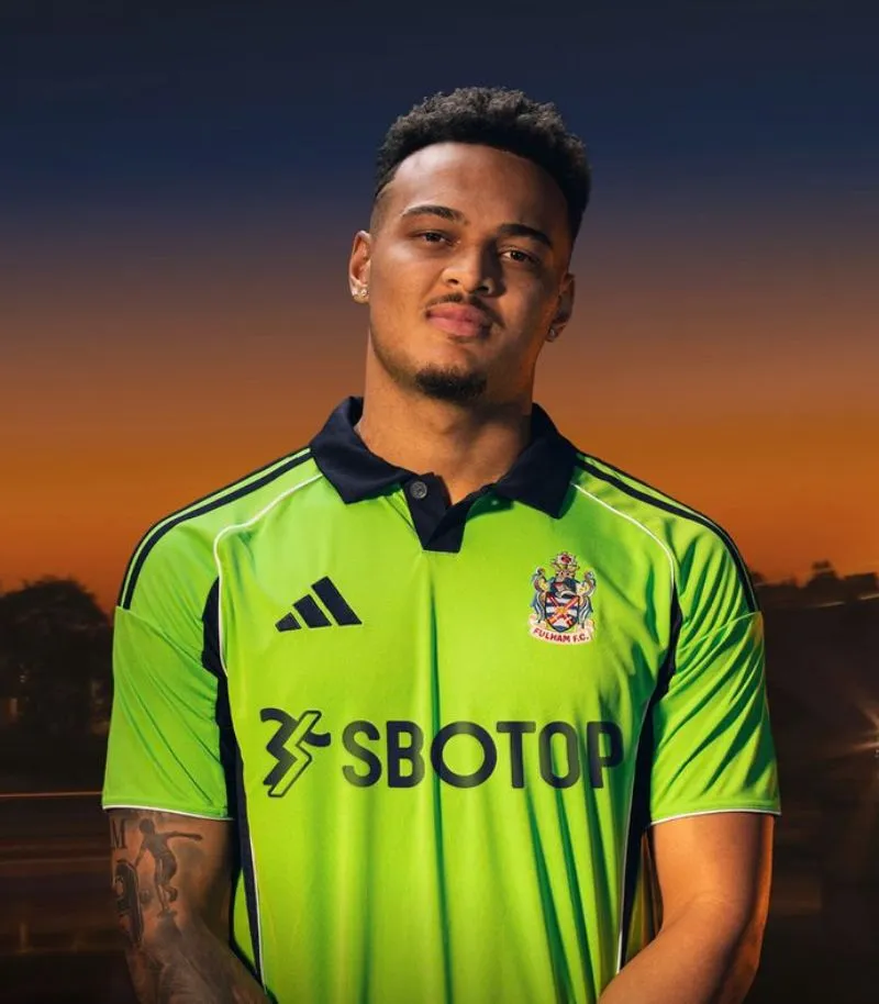 green fulham away kit