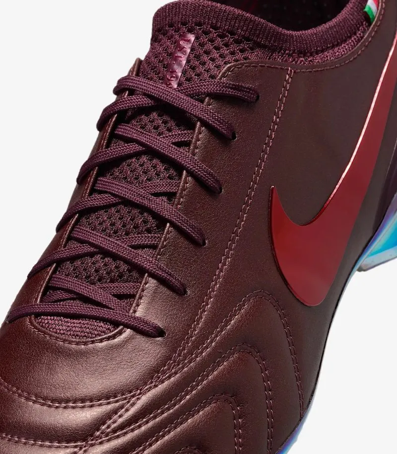 nike tiempo legend x luxe football boots in dark red