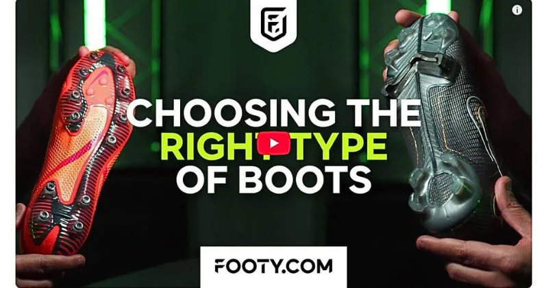 youtube video for how to choose the right football boots