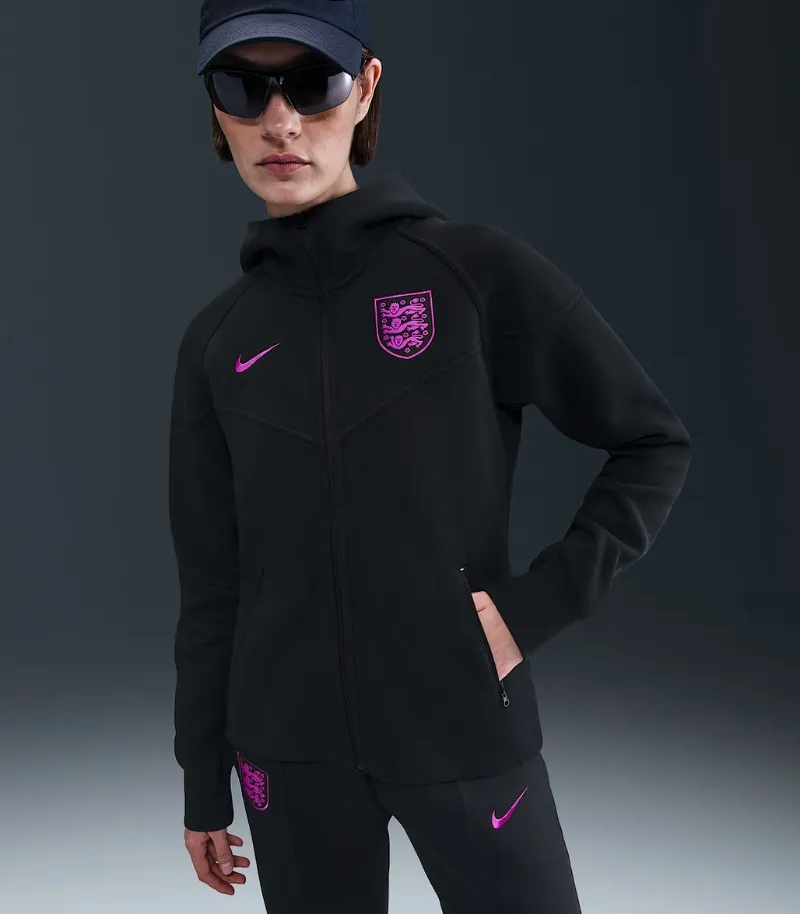 england womens training jumper in black