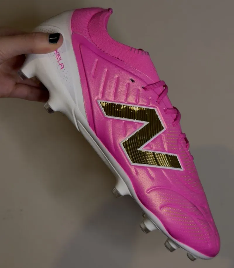 new balance pure ambition pink tekela football boot